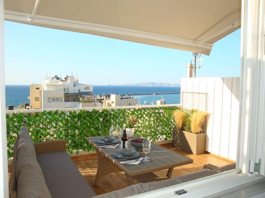 Centre Penthouse With Seaview Apartment Heraklion Exterior foto