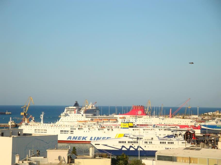 Centre Penthouse With Seaview Apartment Heraklion Exterior foto